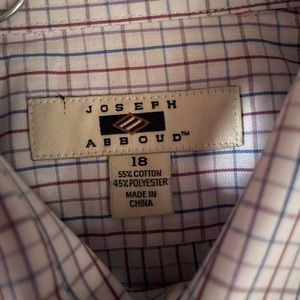 Joseph Abboud dress shirt never worn size 18